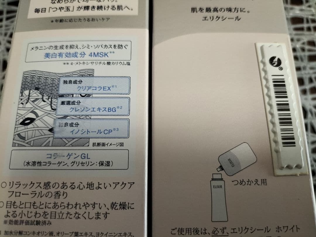 資生堂エリクシールホワイト　クリアローション&エマルジョンTⅢ　とてもしっとり
