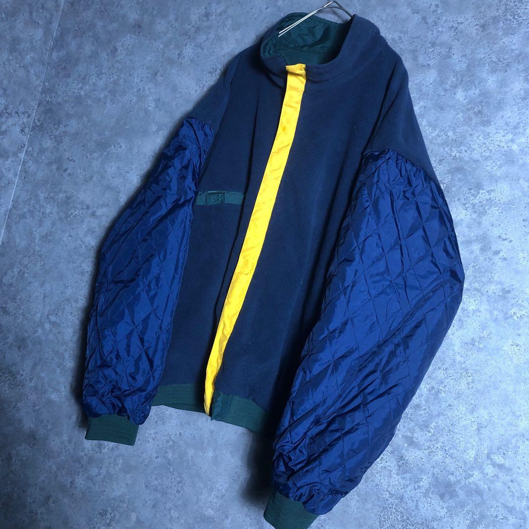   ナイロンジャケット リバーシブル 90s 刺繍