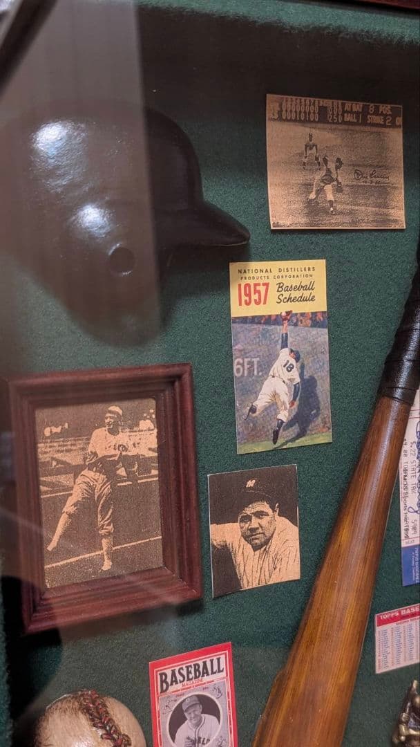 メジャーリーグ 大リーグ 記念品 ガラス額入りミニチュアコレクション