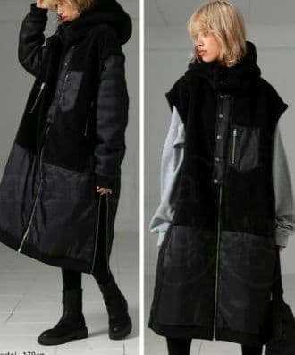 antiqua， アウター ４wayドッキングデザインコート