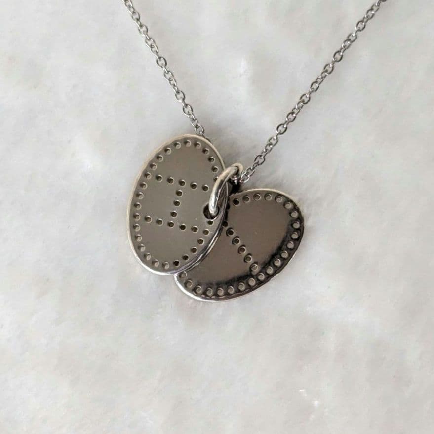 エルメス エクリプス エブリン Ag925 ペンダントトップ ネックレス シルバ