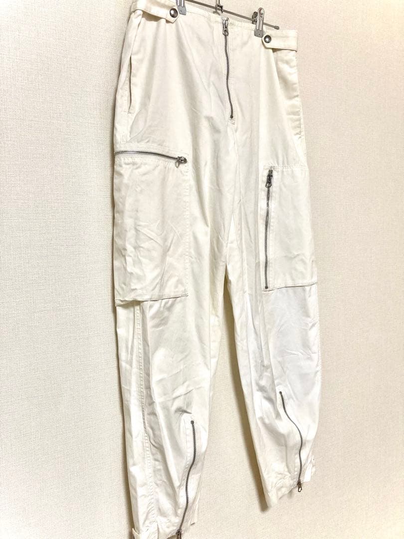 ジルサンダー　ジップデザイン　カーゴパンツ　メンズ　ワーク　ポケット　メンズ