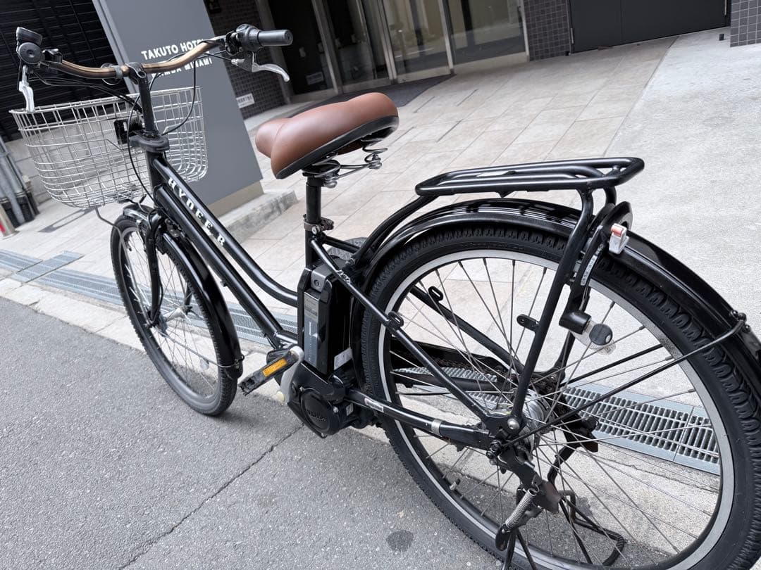 大阪府　ブリヂストン　電動アシスト自転車 ブラック