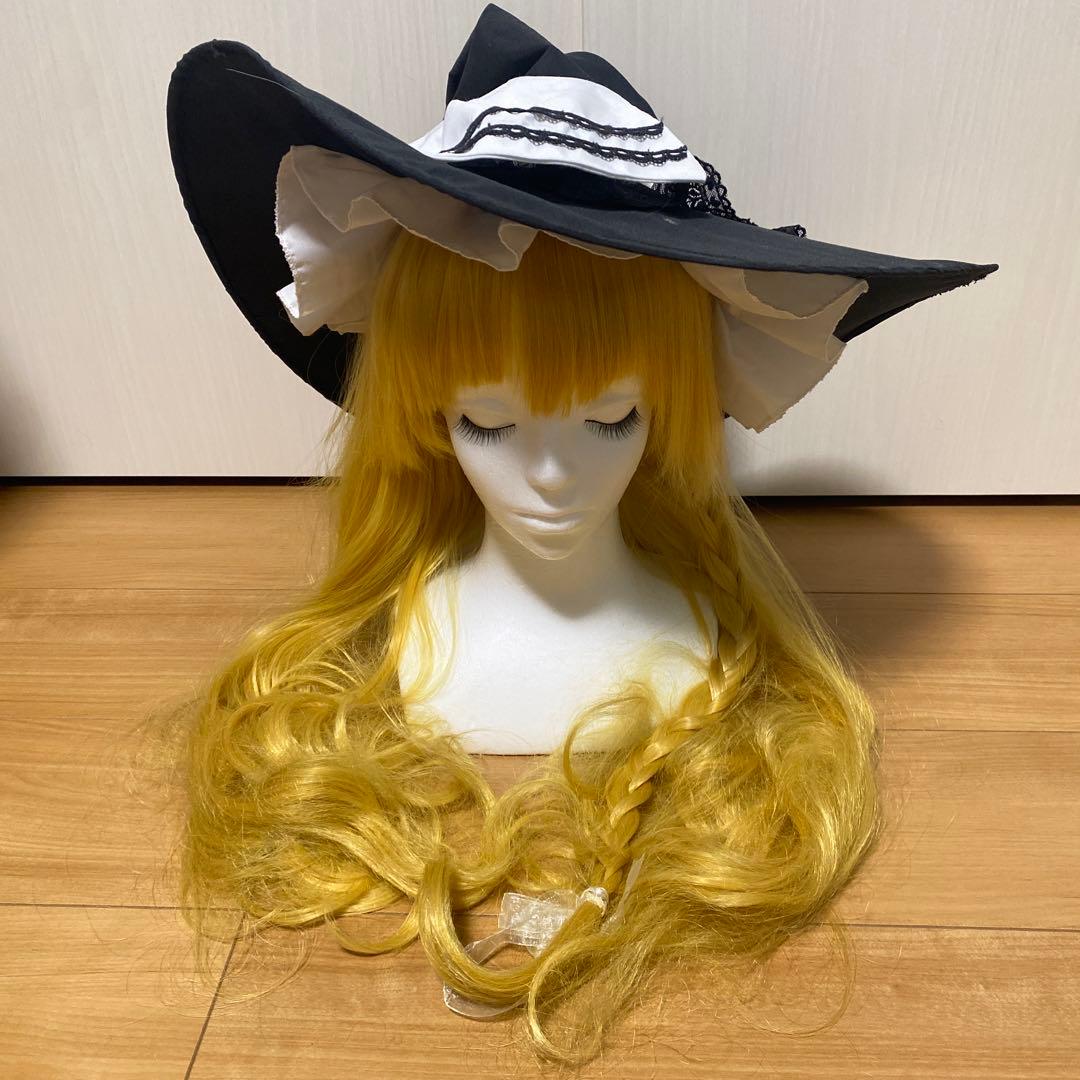 東方Project 霧雨魔理沙 コスプレ 衣装+ウィッグセット
