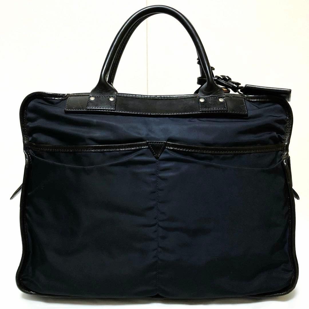 美品✨人気 フェリージ ビジネスバッグ 8637/2 A4可 大容量 ネイビー