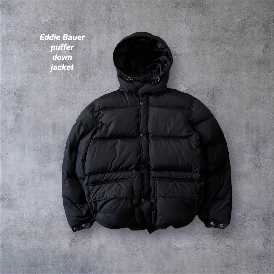Eddie Bauer puffer down jacket 黒 M