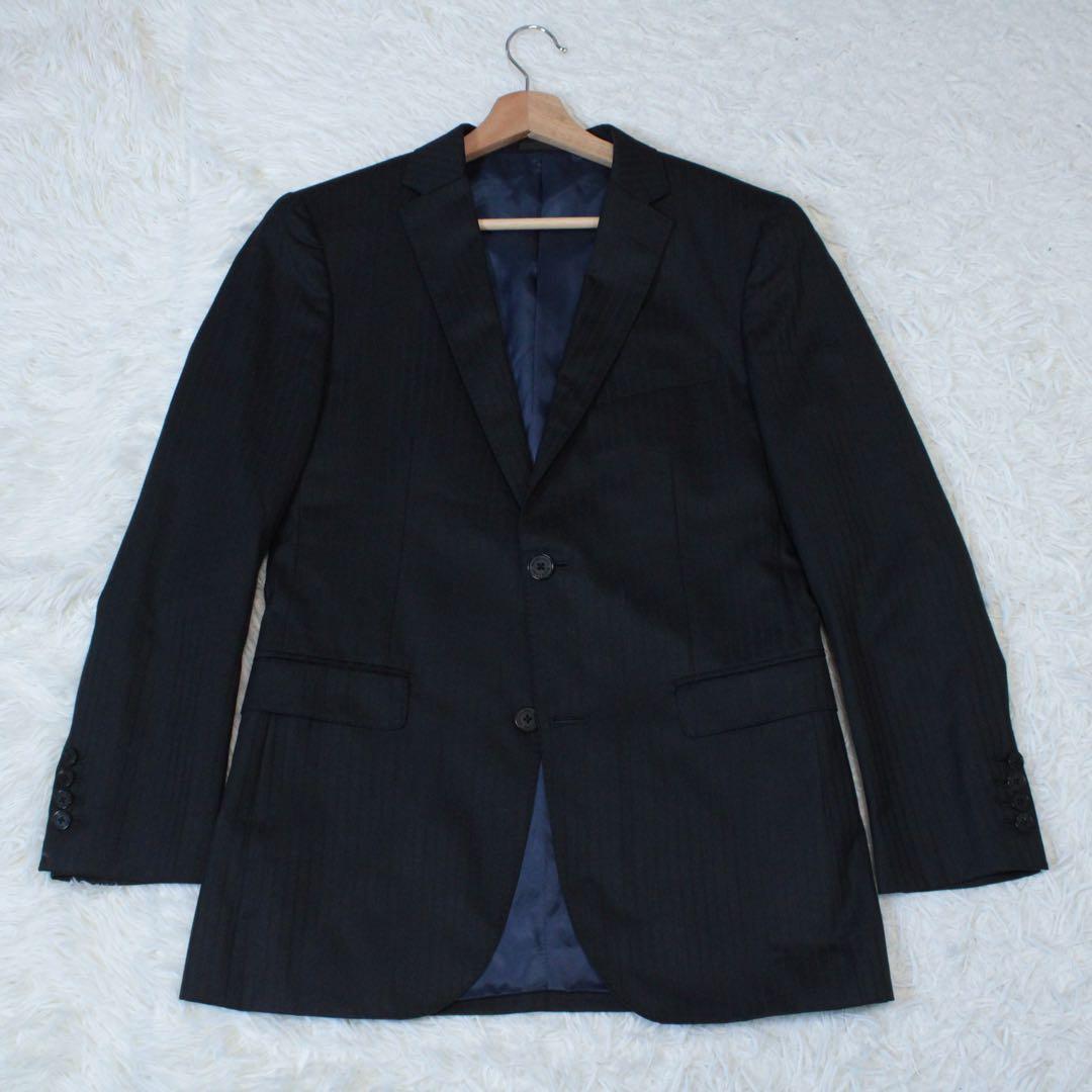 ブラックレーベルクレストブリッジ 3ピース セットアップスーツ ストライプ 38