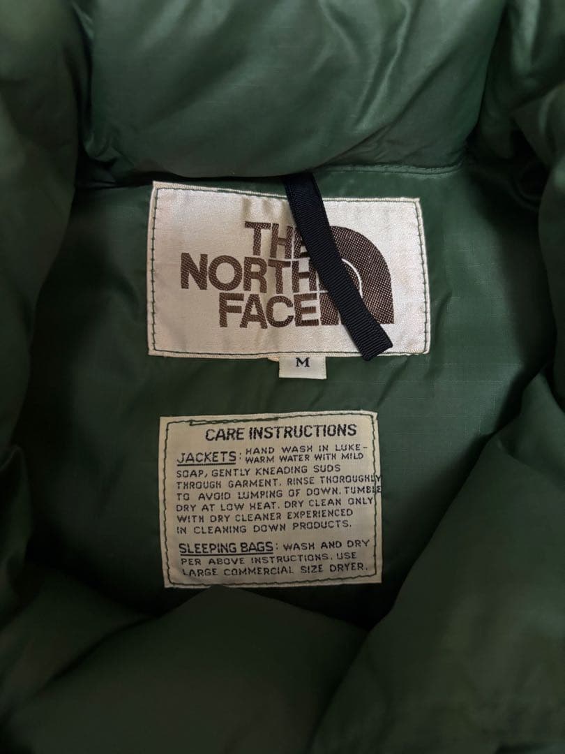 70s THE NORTH FACE 茶タグ ダウンベスト M