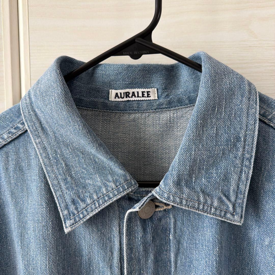 【shingo】オーラリー 24ss デニムブルゾン