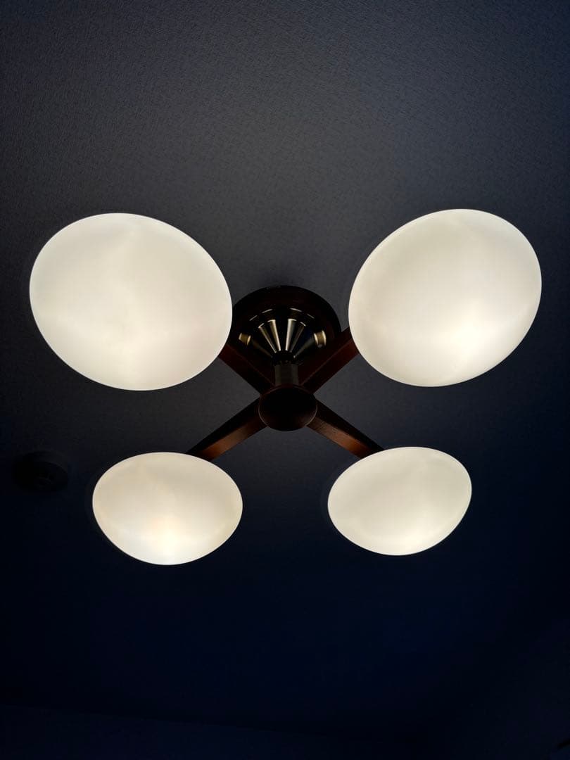 National ウッドシャンデリア　ミッドセンチュリー　ドムス風