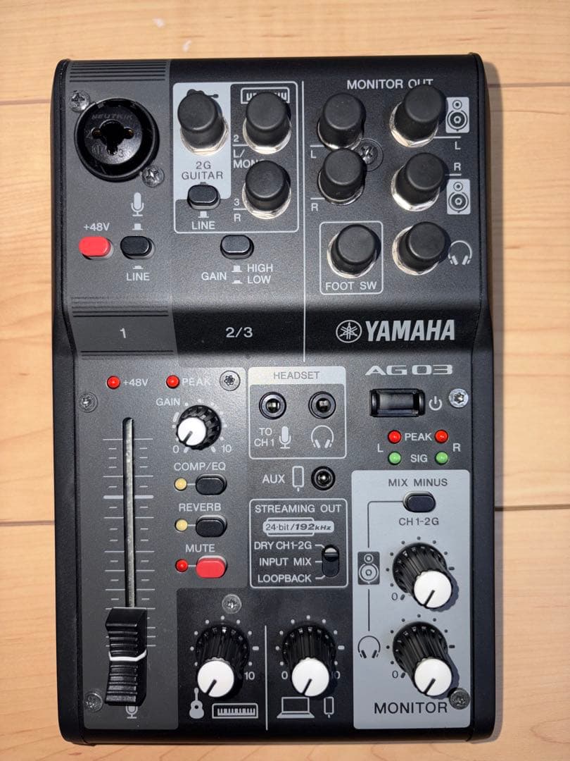 YAMAHA ヤマハ AG03MK2 ブラック