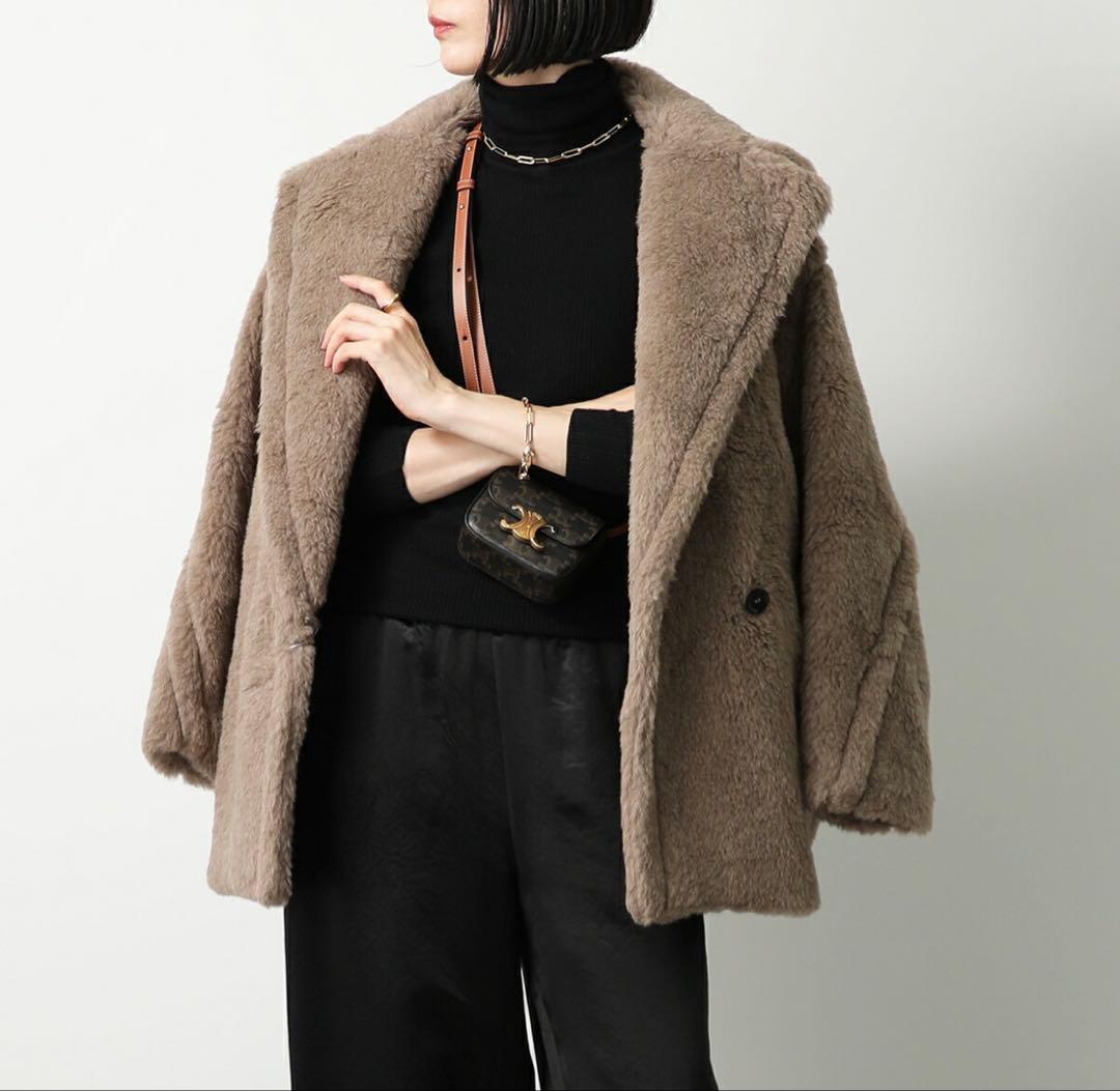 Max Mara テディベア ショート コート