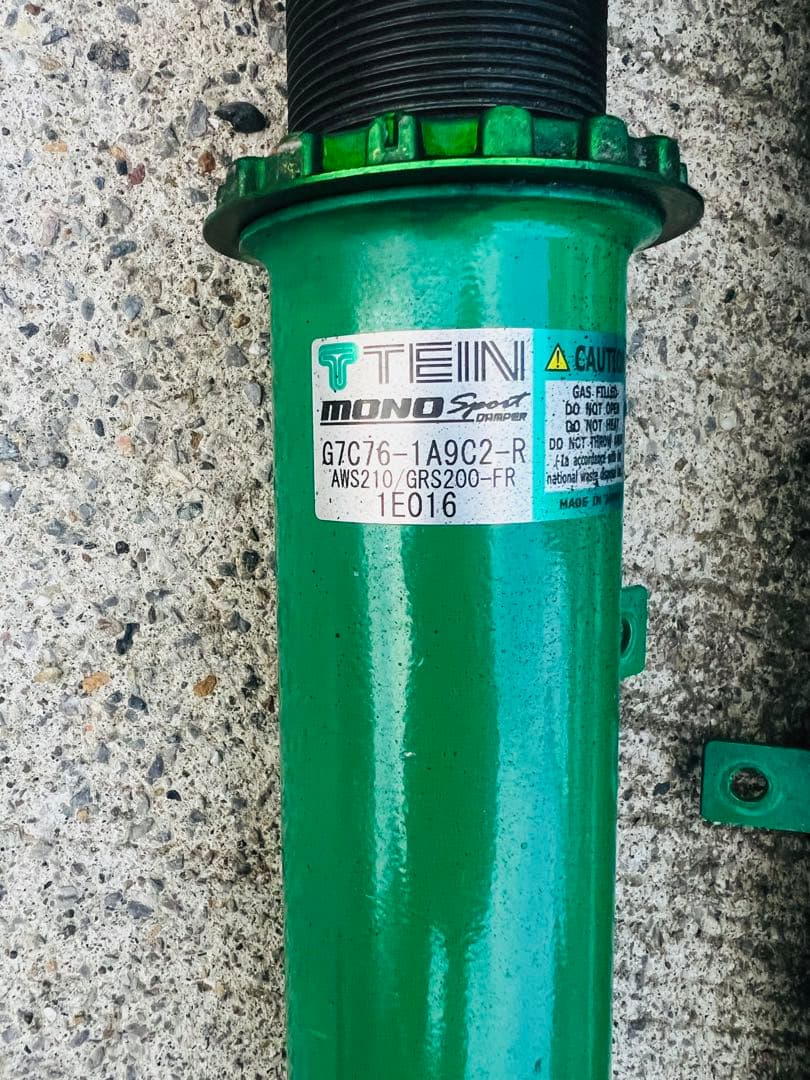 素晴らしい状態です!210 クラウン用 tein モノ スポーツ コイルオーバー