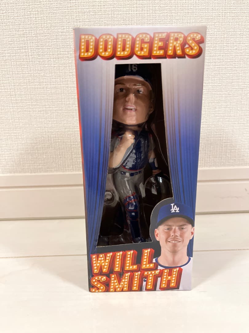 ロサンゼルス・ドジャース ウィル・スミス ボブルヘッドフィギュア
