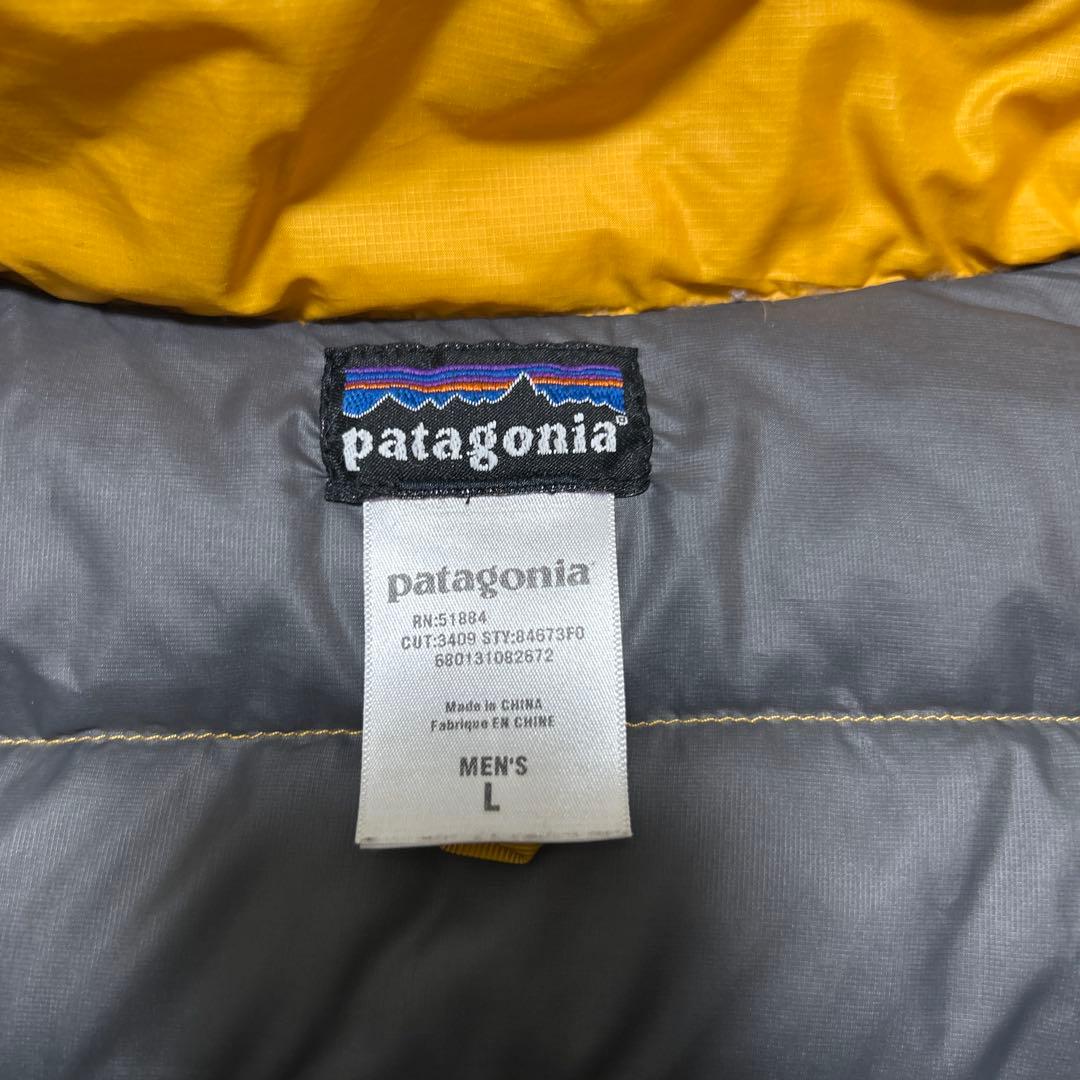 Patagoniaパタゴニア　ダウンセーター　ダウンジャケット　L イエロー