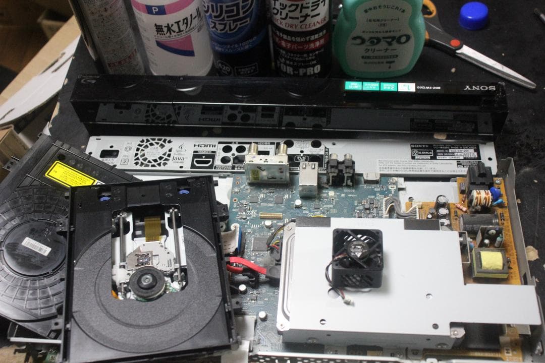 内部徹底清掃 SONY ブルーレイ BDZ-EW1200 1TB 2015年
