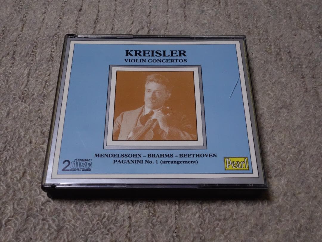 【稀少】pearl 2枚組　クライスラー　ヴァイオリン協奏曲集