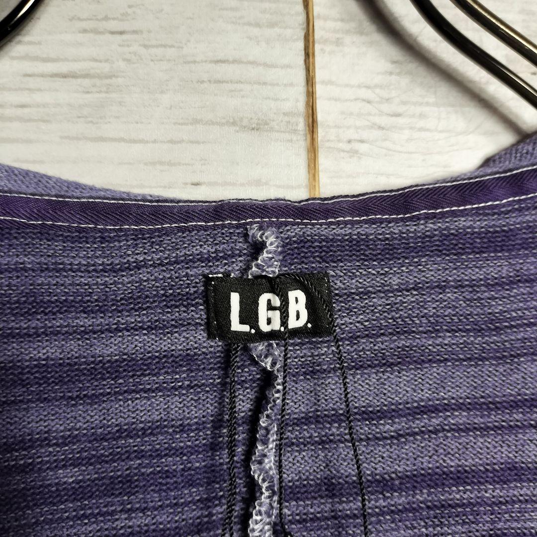 新品未使用品 LGB ルグランブルー ポンチョ パーカー フーディ ボーダー