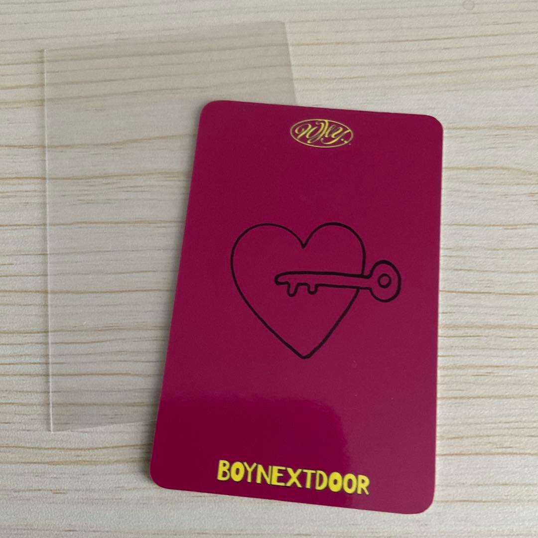 boynextdoor サノク イハン why ボネクド トレカ アルバム