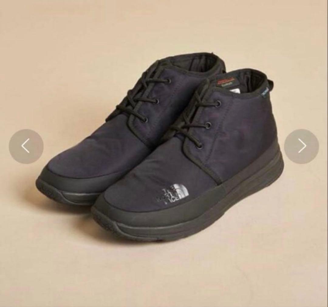 ノースフェイス ヌプシトラクションライトウォータープルーフ ブラック 24センチ