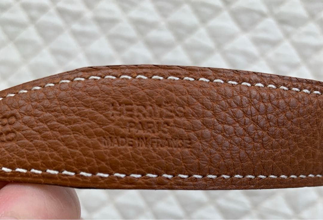エルメス　リバーシブルベルト　68 バックルなし