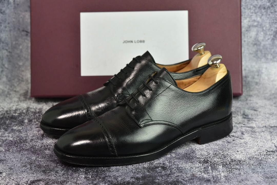 ジョンロブ　ラッセル　7E　ブラック　グレインレザー　JohnLobb