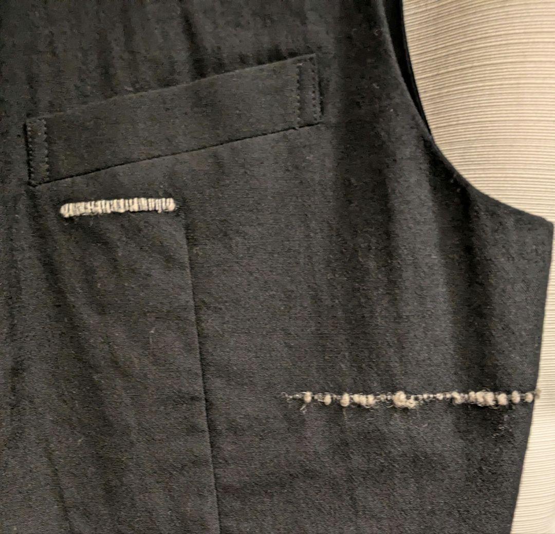 コムデギャルソンオム　田中オム期のベスト 黒・Mサイズ