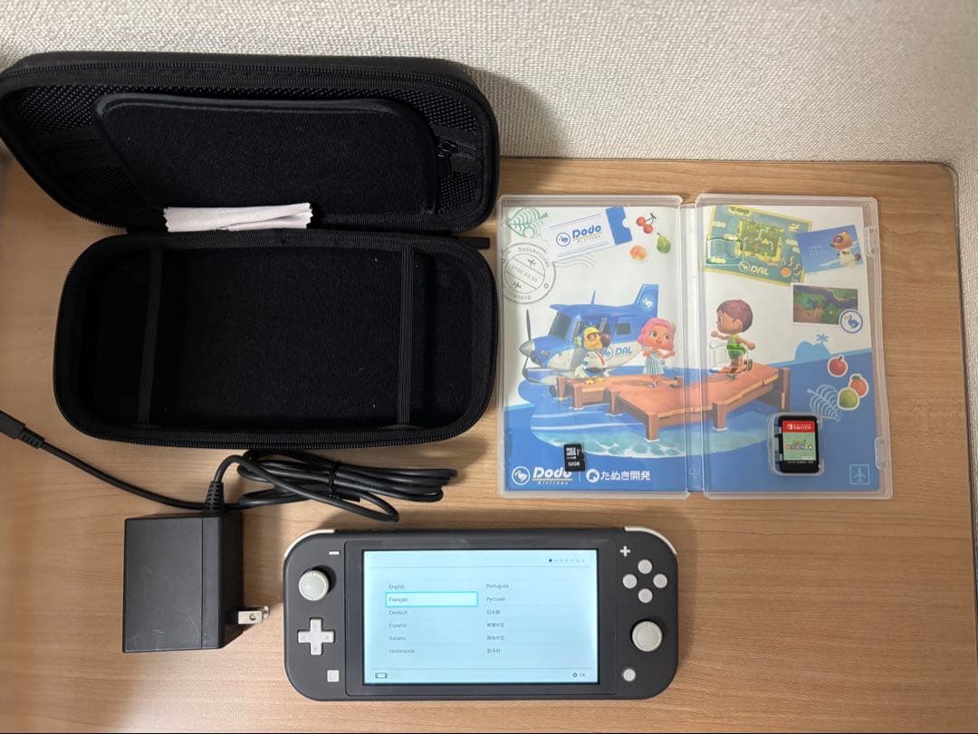 Nintendo Switch Light本体(グレー) あつまれどうぶつの森