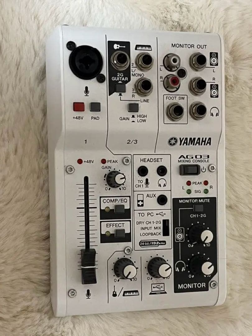 YAMAHA AG03ミキサー