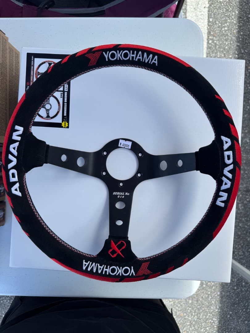 パーツ Vertex Steering Wheel ADVAN