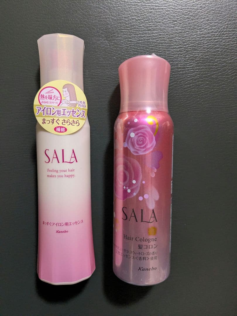 廃盤品　カネボウ　サラ　髪コロンB＆まっすぐアイロン用エッセンス　新品未開封