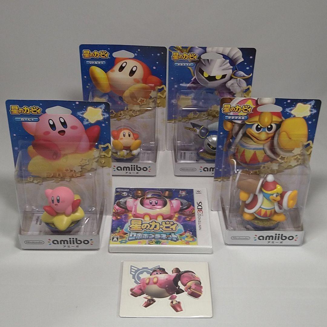【新品】星のカービィ ロボボプラネットソフト & amiibo 4体セット