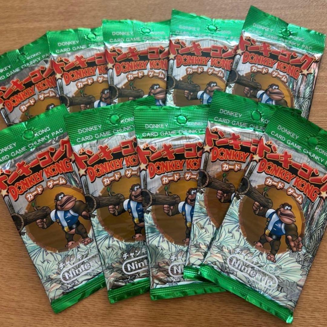 ドンキーコング チャンキーパック　カードゲームパック 10個セット