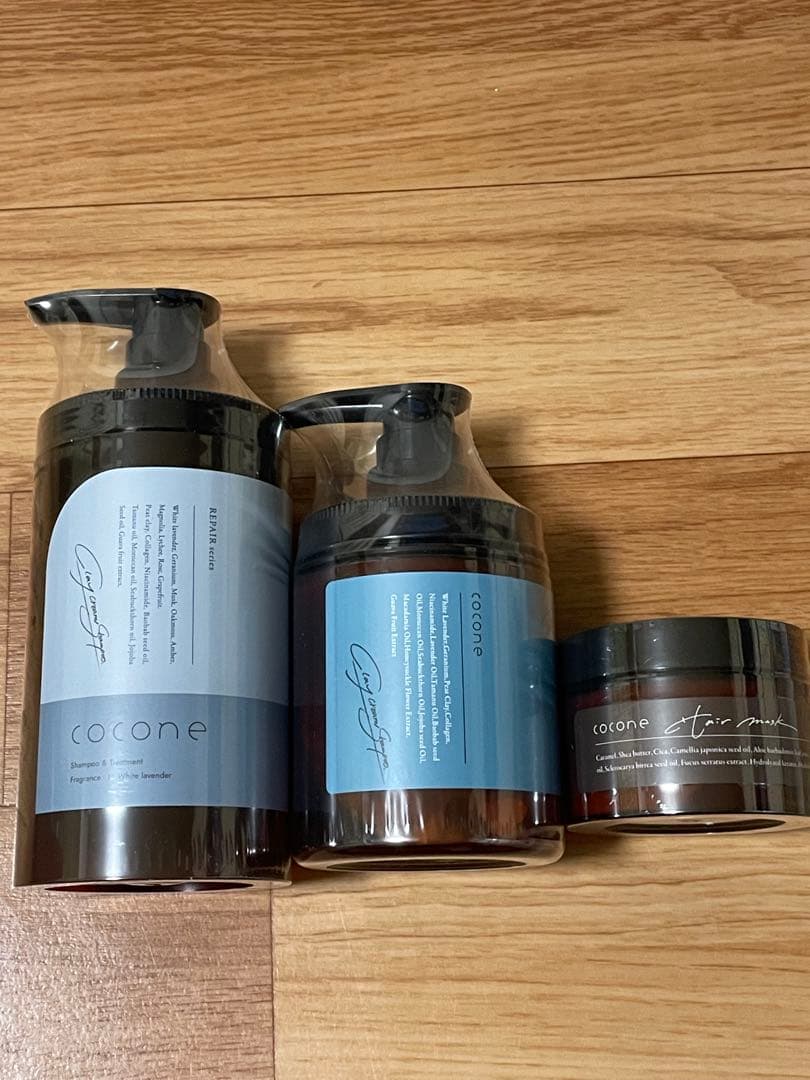 ココネ　クレイクリームシャンプー&モイスチュアリペアヘアマスク