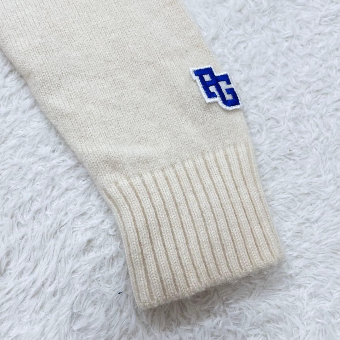 パーリーゲイツ　スヌーピー　ニット　ゴルフウェア　ウール100%　ロゴ（185）