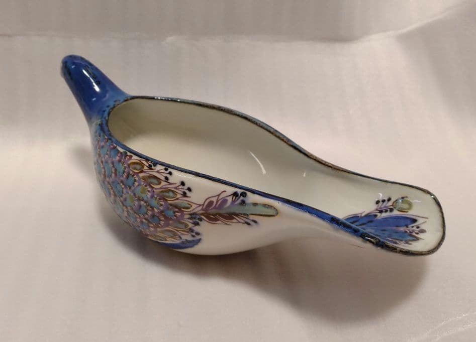 ロイヤルコペンハーゲン 孔雀 鳥 陶器 ボウル 小物入れ お菓子入れ 置き物