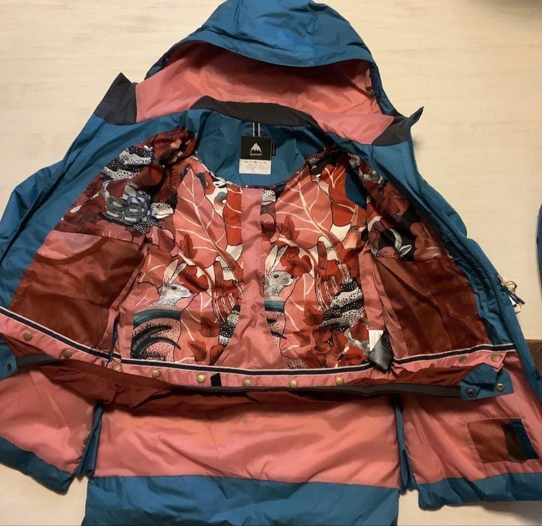 BURTON スノボ ダウンジャケット　サイズ:M うさぎ柄