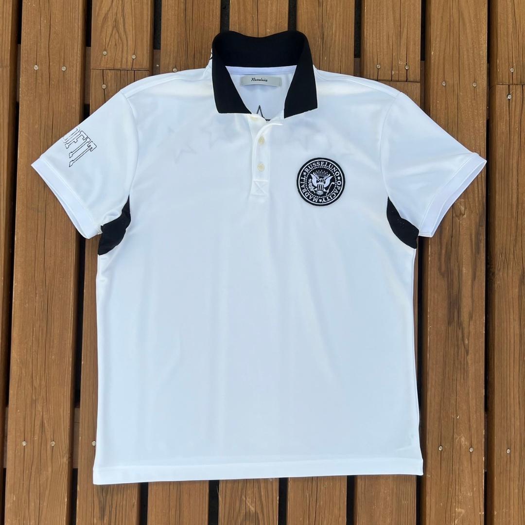 RUSSELUNO ラッセルノ　ポロシャツ　ホワイト　サイズ55