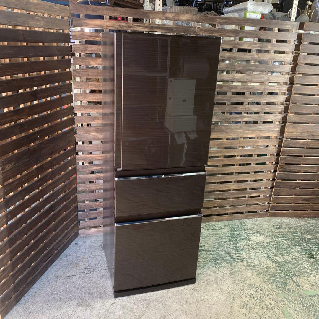 J932 三菱 3ドア 冷凍冷蔵庫 2017年製 MR-CX33AA-BR1