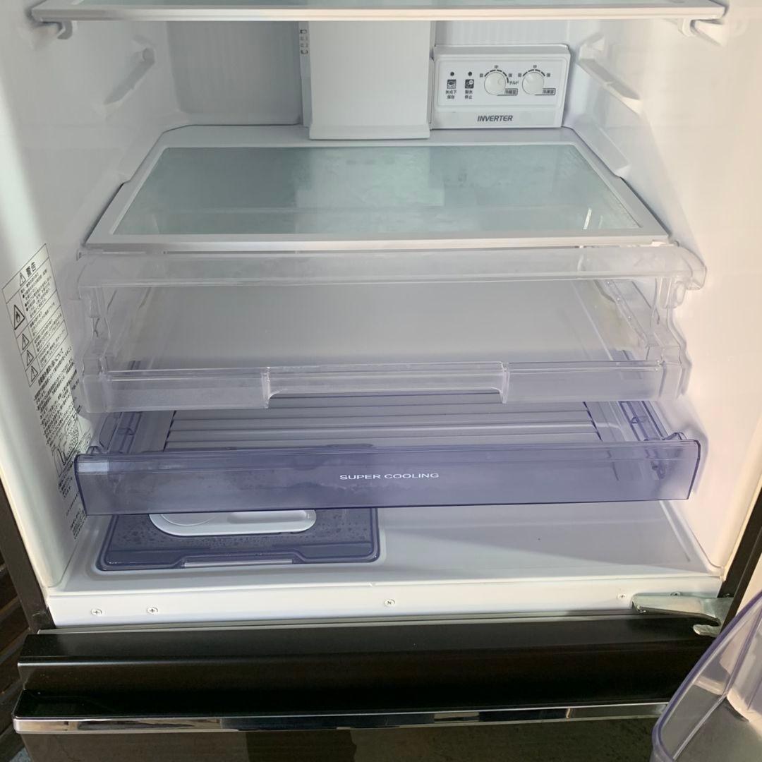 J932 三菱 3ドア 冷凍冷蔵庫 2017年製 MR-CX33AA-BR1