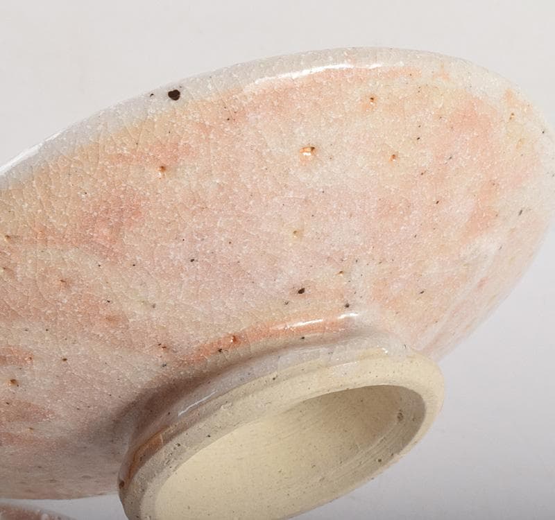 志野焼　加藤春鼎　志野銘々皿　五客　共箱　V　R5015C