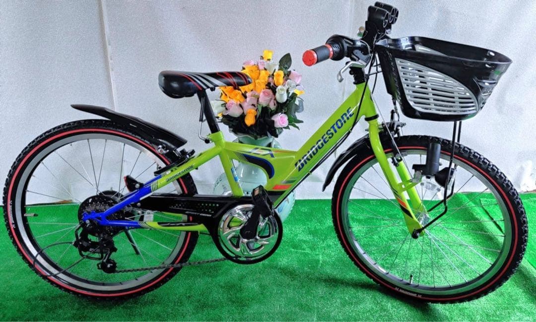 BRIDGESTONE キッズサイクル グリーン