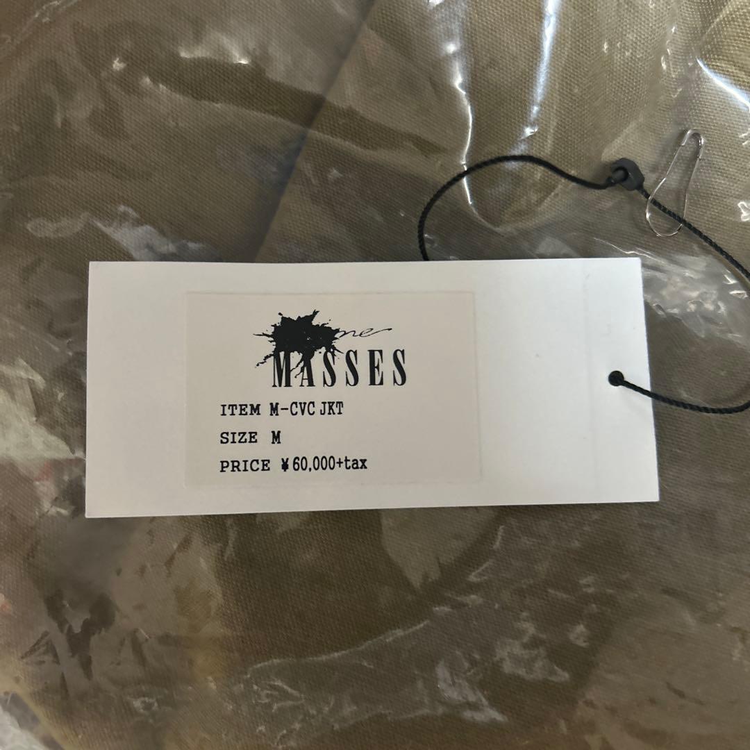 マシス　CVC JKT KHAKI M 新品　MASSES 定価66000