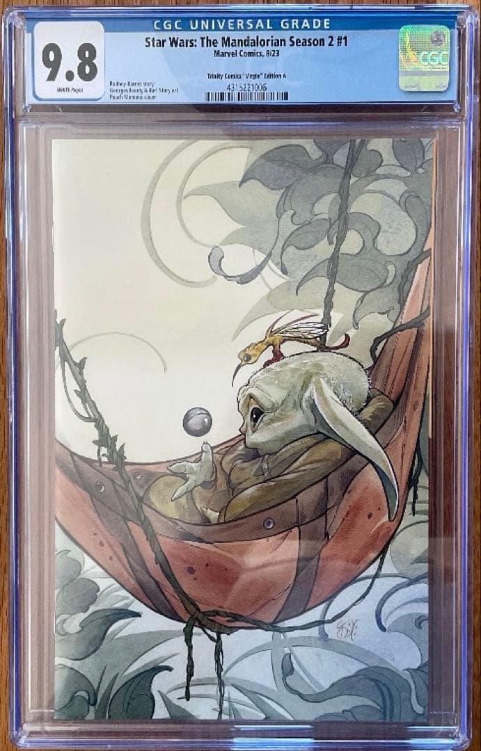 Star Wars Mandalorian 桃桃子 CGC9.8 アメコミリーフ