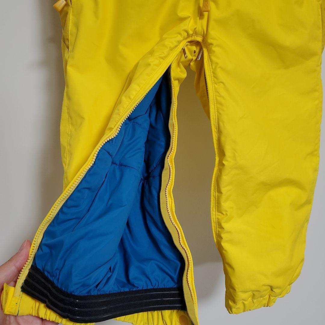 mont-bell 子供用スキーウェア イエロー