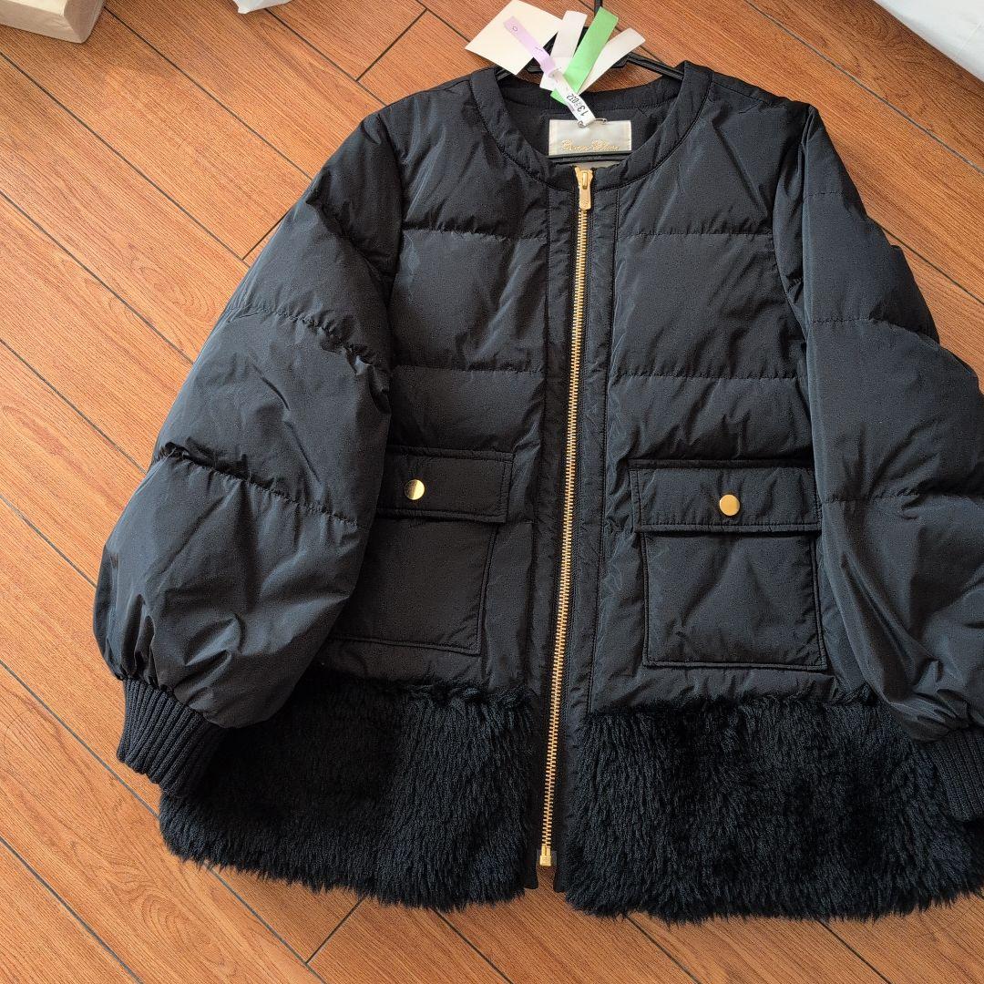 グレースコンチネンタル　ボアコンビダウンジャケット