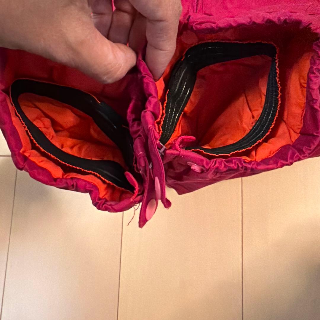 montbell 子ども用スキーウェア ピンク 110サイズ ジャンプスーツ