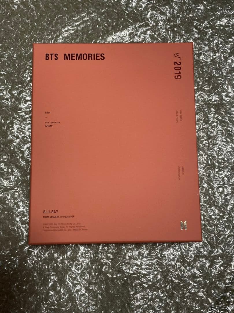 K-POP・アジア BTS MEMORIES 2019 Blu-ray