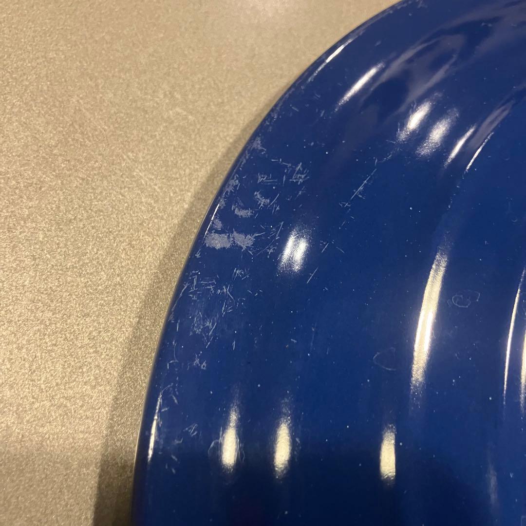 LE CREUSET ル・クルーゼ　ココットロンド 28cm ブルー箱　説明書付