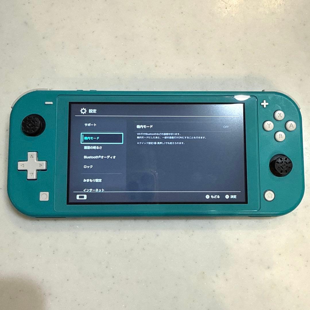 【動作確認済み】Switch Lite ターコイズ　箱無し
